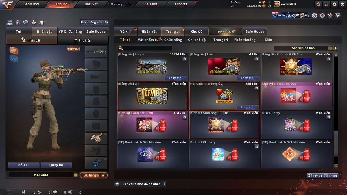 shop acc cf uy tin gia re